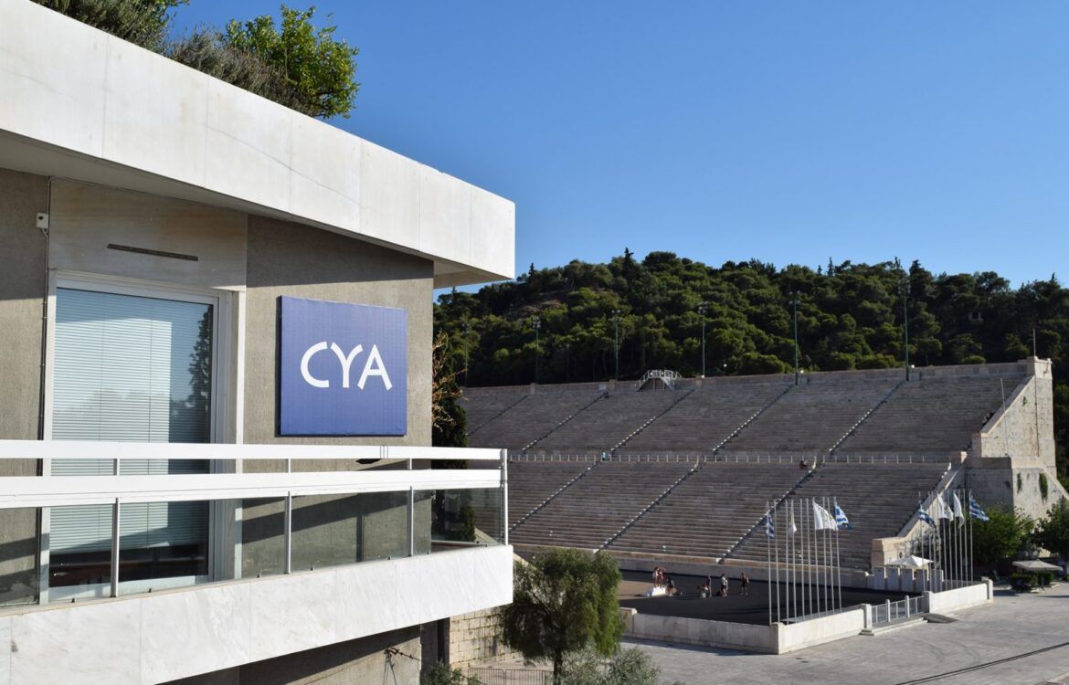 CYA Featured in Greek Business File Magazine AC with stadium smaller 2